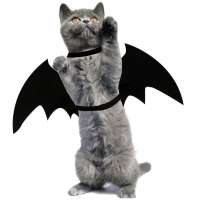 Bat Wings Halloween Christmas Day Dog Clothes Cat Pet Supplies Costumes Funny Dress